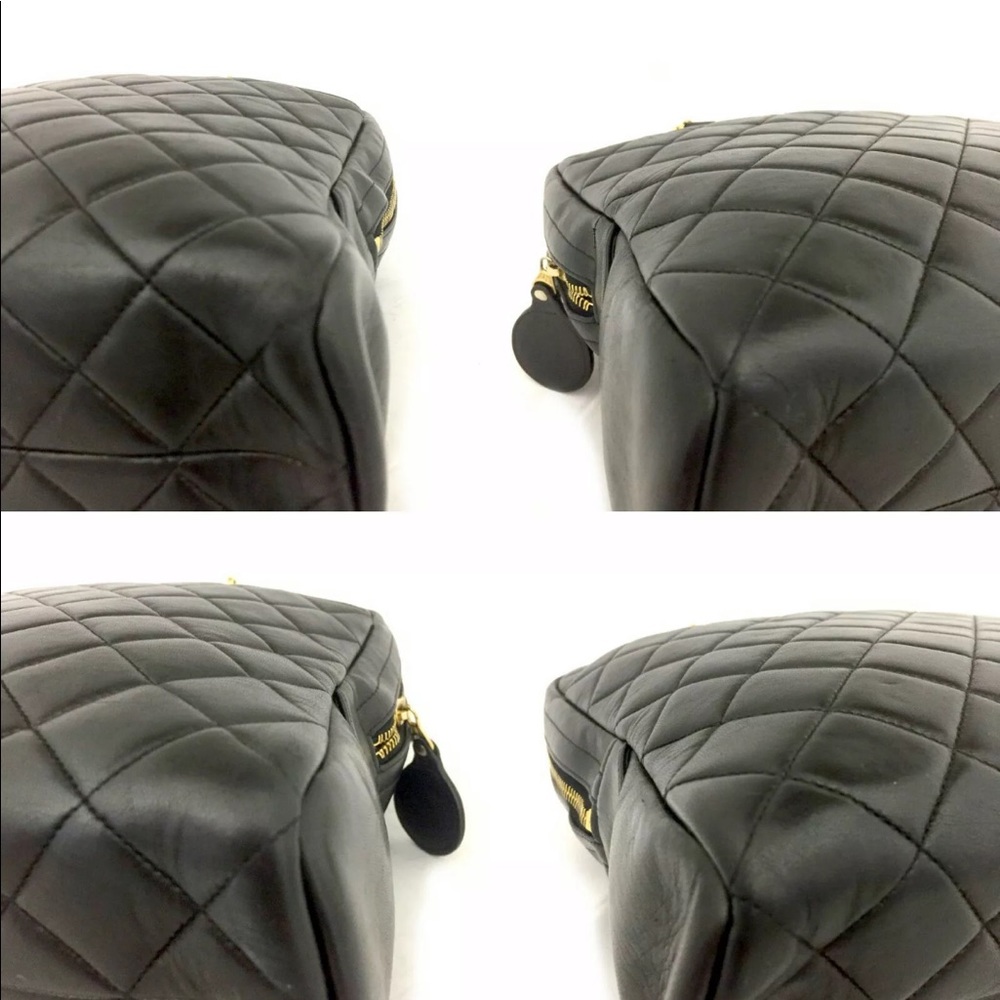 CHANEL Quilted Matelasse CC Logo Lambskin Tote - Picture 10 of 15